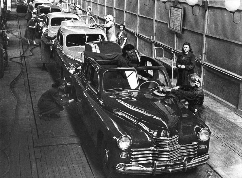 ГАЗ м20 победа конвейер