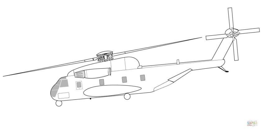 Вертолет ми 26 сбоку