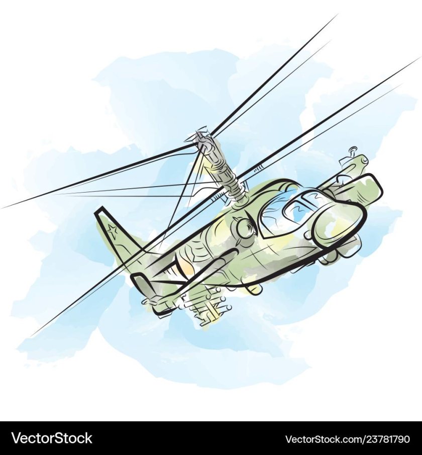 Вертолет ми 24 вектор