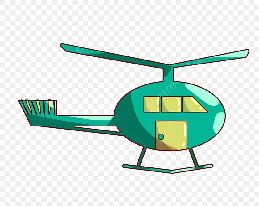 Вертолет мультяшный