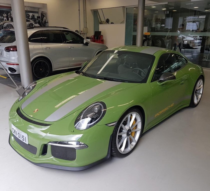 Porsche 911 gt3 зеленый