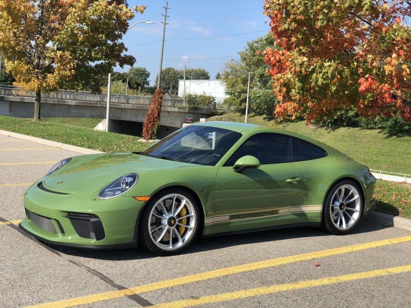 Porsche 911 gt3 зеленый
