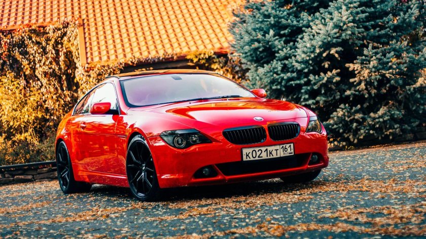 BMW 6 e63 Red