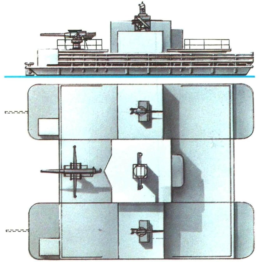 Самоходная баржа Зибель