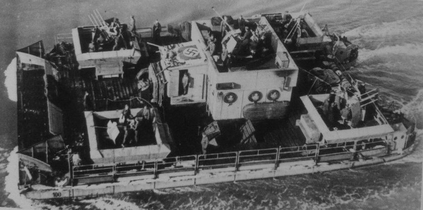 Зибель баржа немецкая