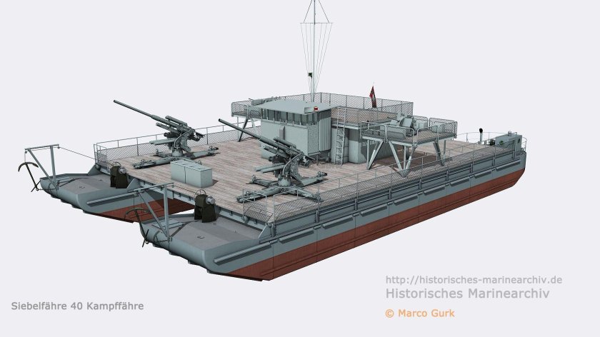 Самоходная баржа Зибель