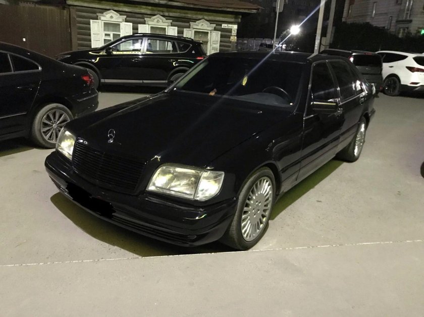 Мерседес 140 антихром