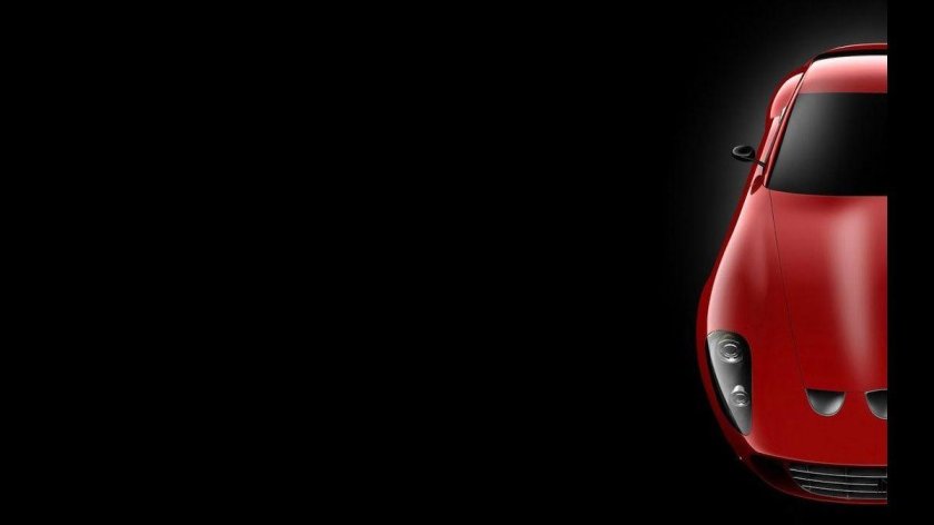 Автомобиль красный