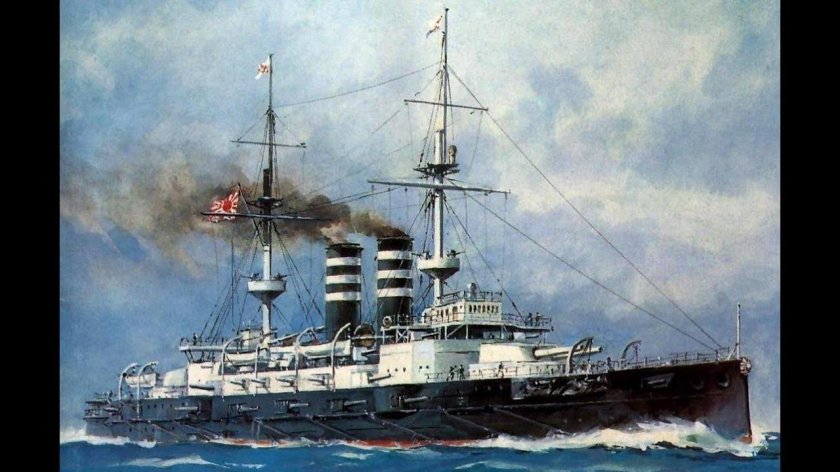 Броненосец Микаса Цусимское сражение