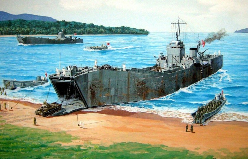Десантные корабли Японии второй мировой войны