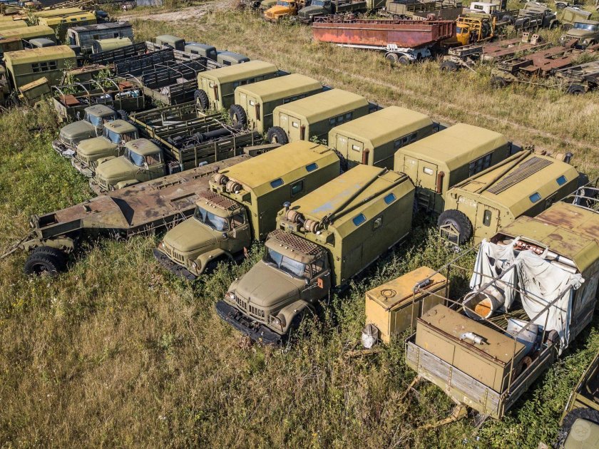 "Кладбище грузовиков" МАЗ-7916