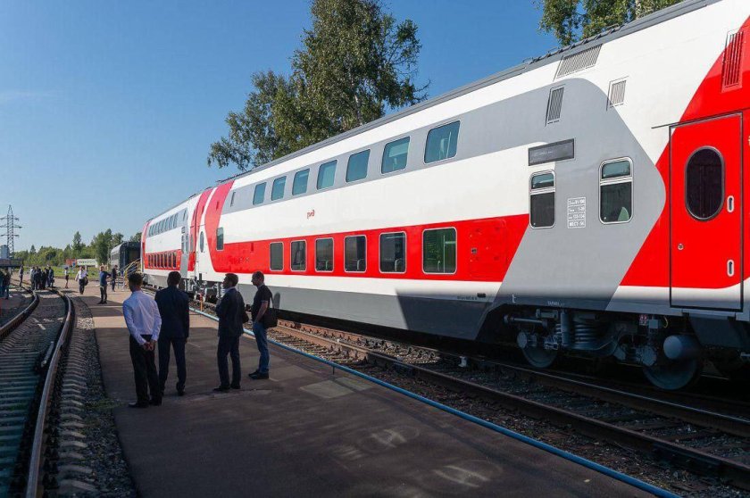 2х этажный вагон РЖД