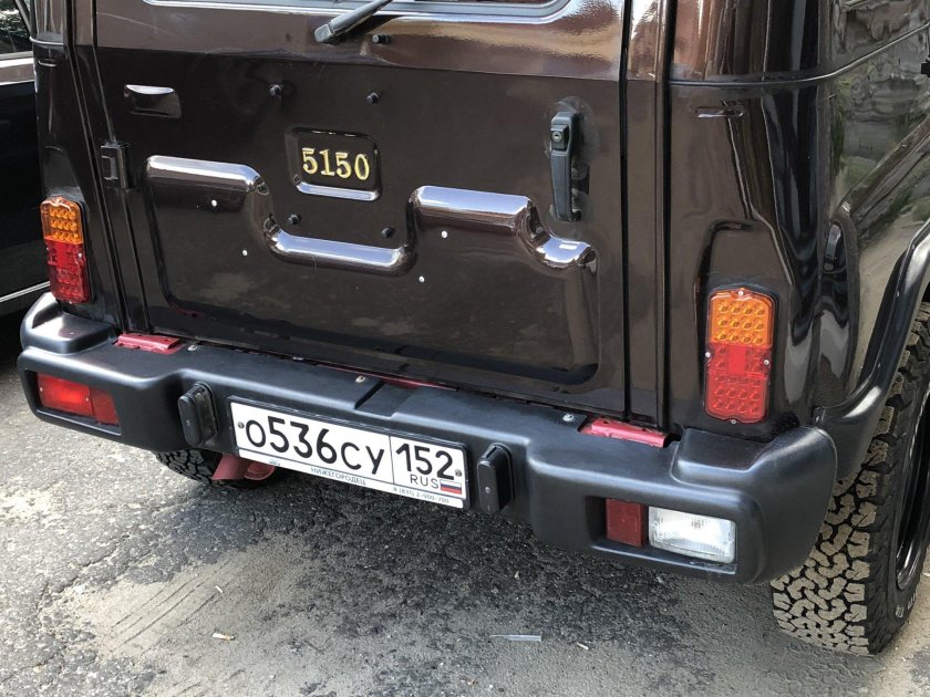 Задний бампер УАЗ 315195