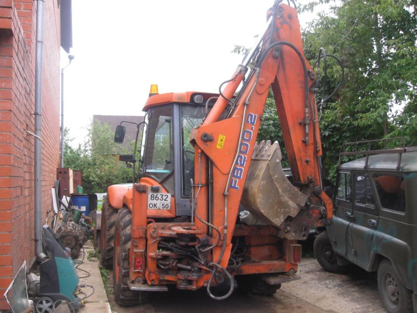 Экскаватор погрузчик Фиат Хитачи