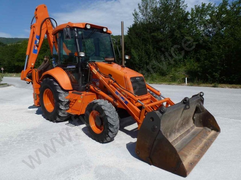 Экскаватор погрузчик Fiat Kobelco