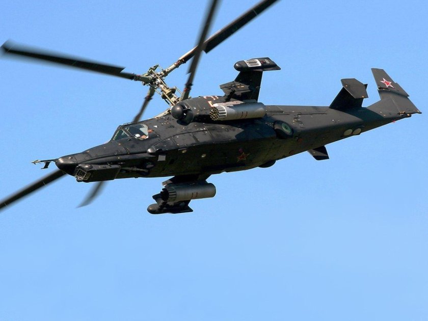 Вертолет ка-50 "черная акула"