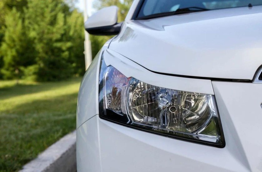 Реснички на фары chevrolet cruze