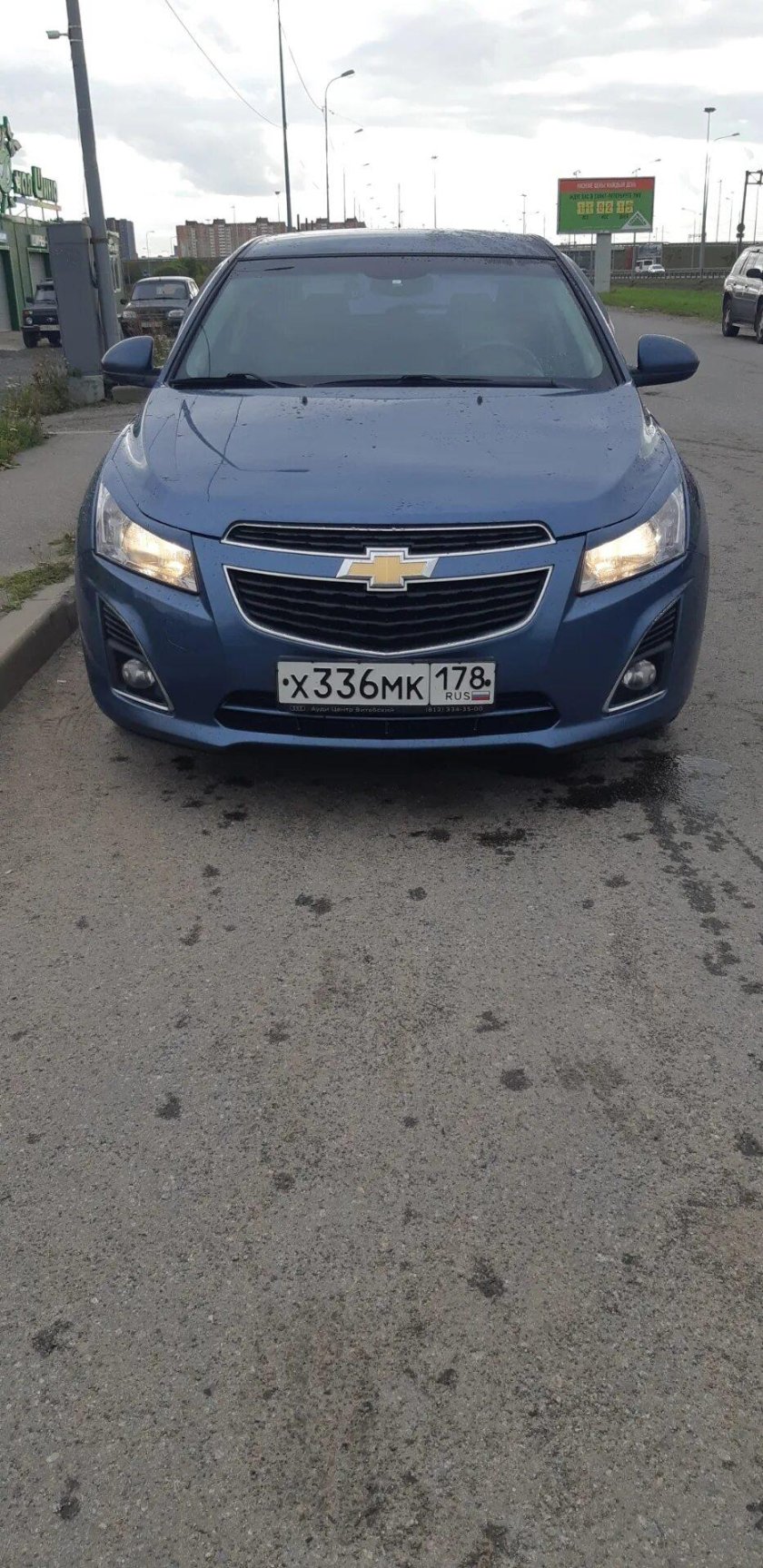 Реснички на Шевроле Круз черная