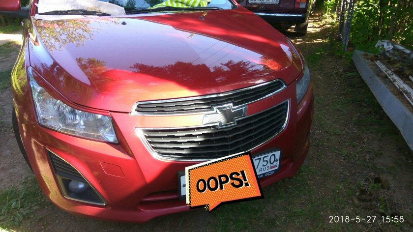 Chevrolet Cruze реснички