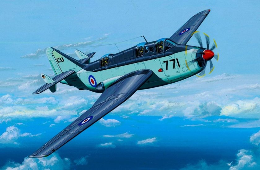 Fairey Gannet самолет 1/72