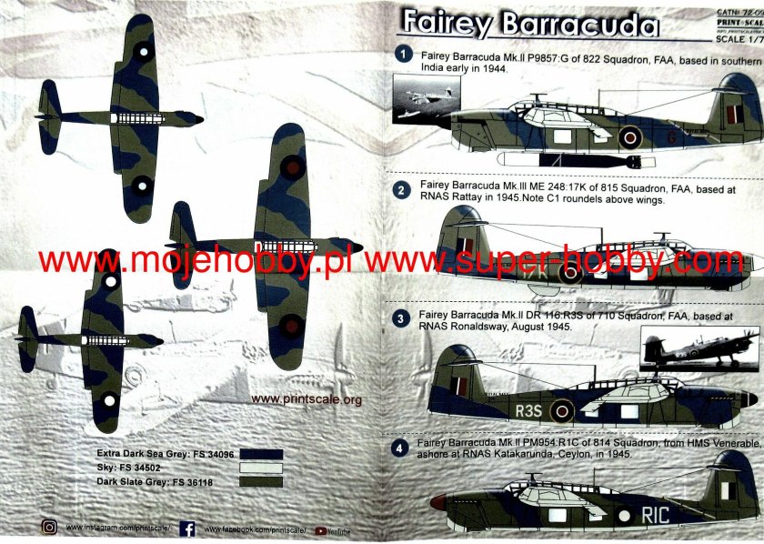 Фейри Барракуда самолет