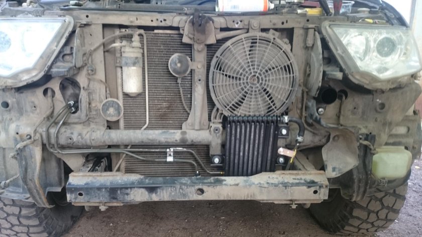 Радиатор АКПП Паджеро спорт 2