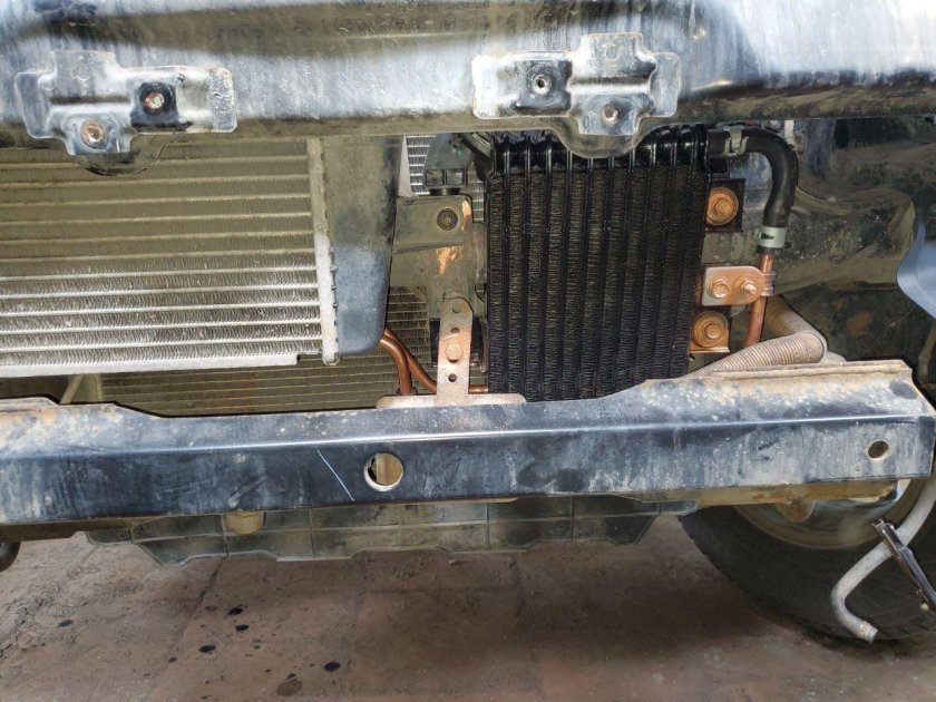 Радиатор АКПП Паджеро 2
