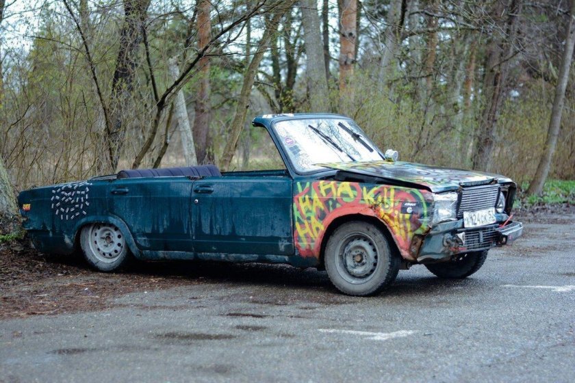 ВАЗ 2105 ржавая Боевая классика