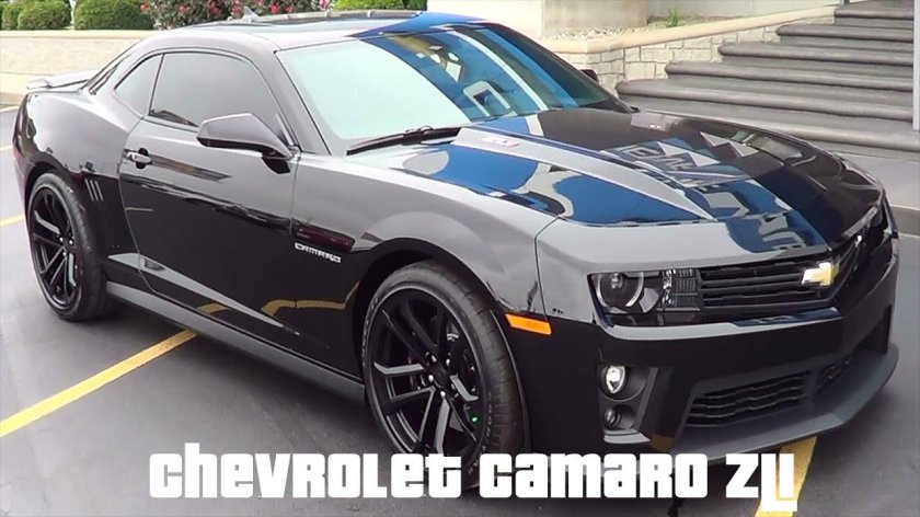 Chevrolet Camaro zl1 черный
