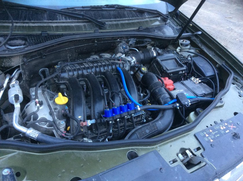 ГБО на Рено Дастер 1.6