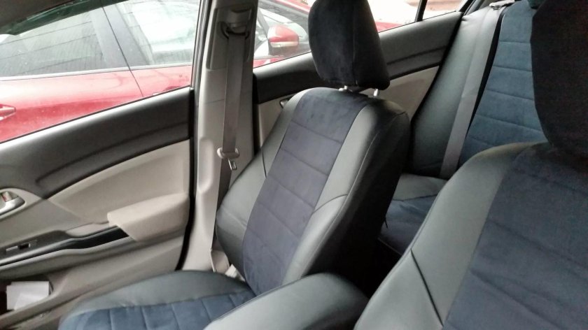 Чехлы алькантара Civic 4d