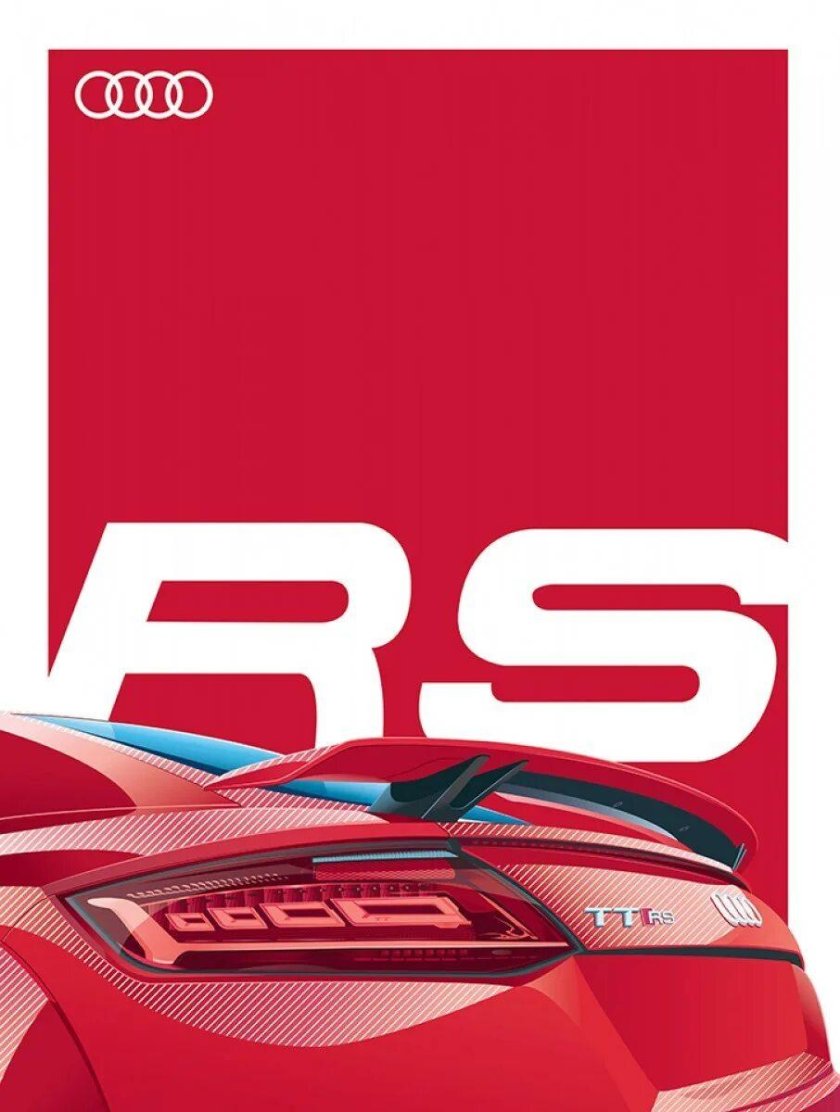 Ауди плакат