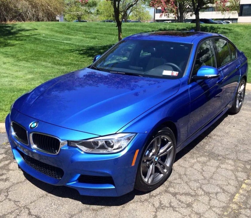 BMW f30 Estoril Blue