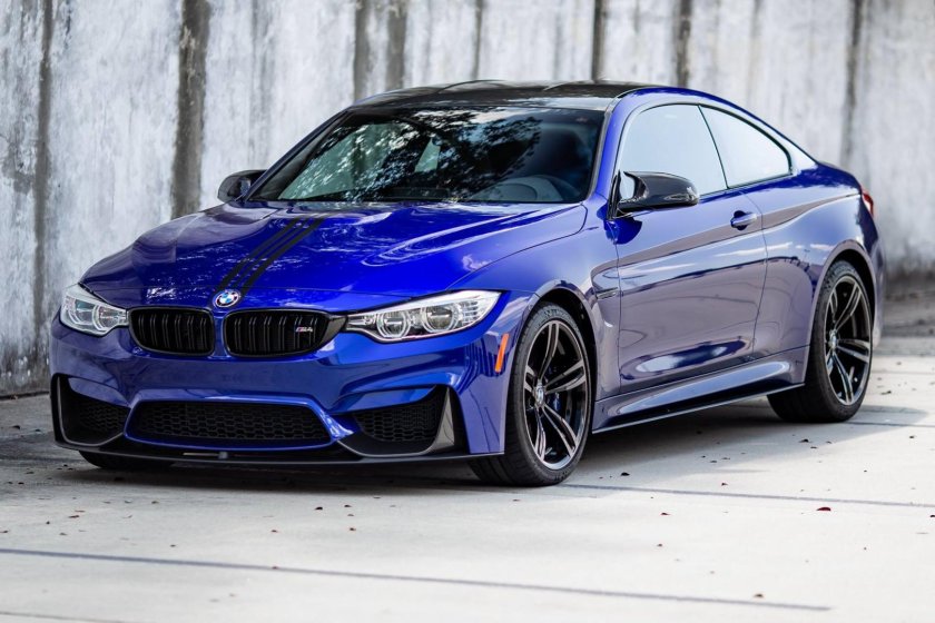 BMW m4 San Marino Blue