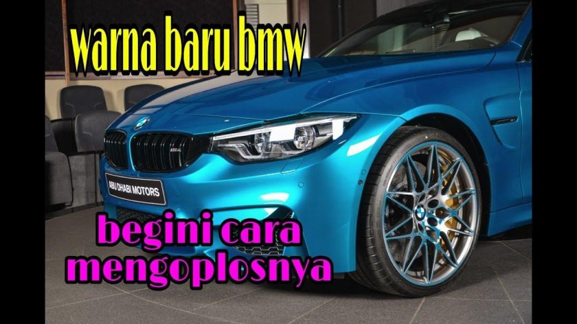 BMW m4 Atlantis Blue