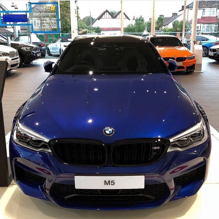 BMW m5 2021 синяя