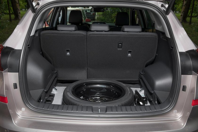 Hyundai Tucson 2021 багажник