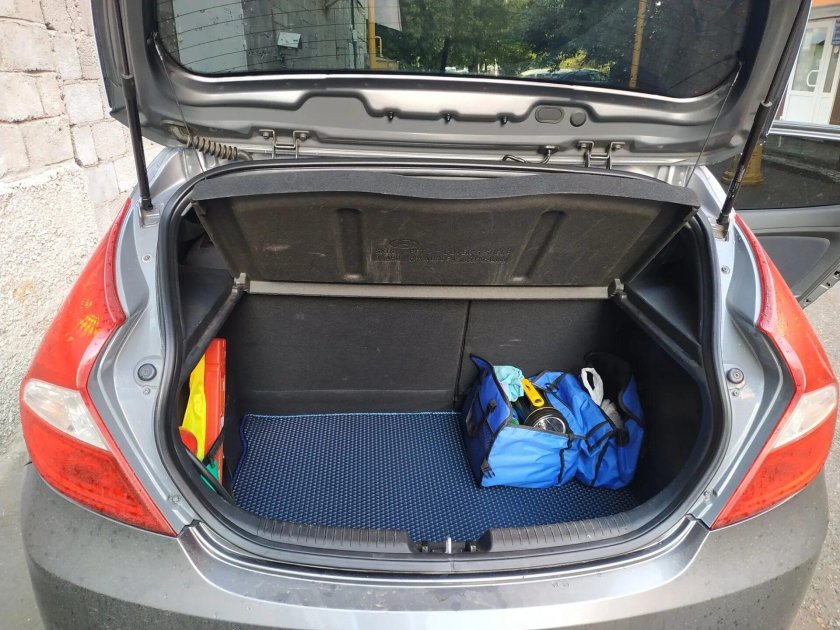 Hyundai Solaris Hatchback багажник