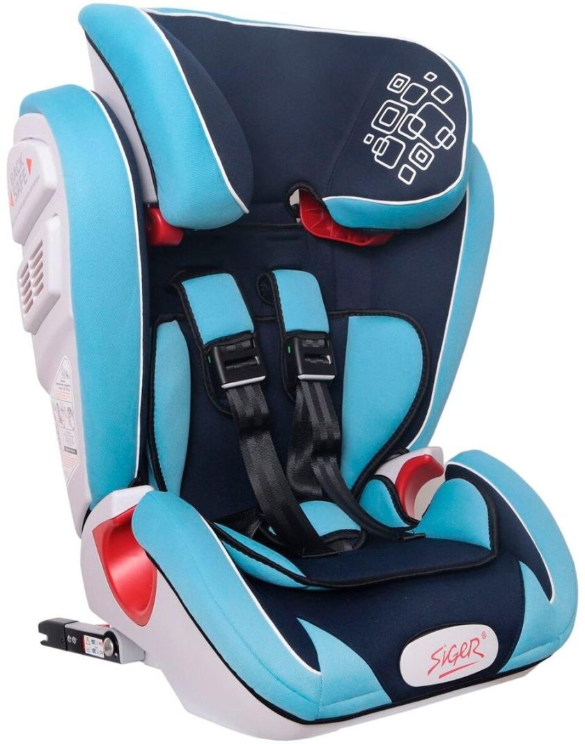 Автокресло Siger индиго Isofix