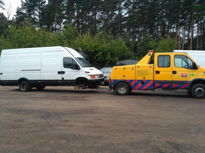 Эвакуатор микроавтобуса
