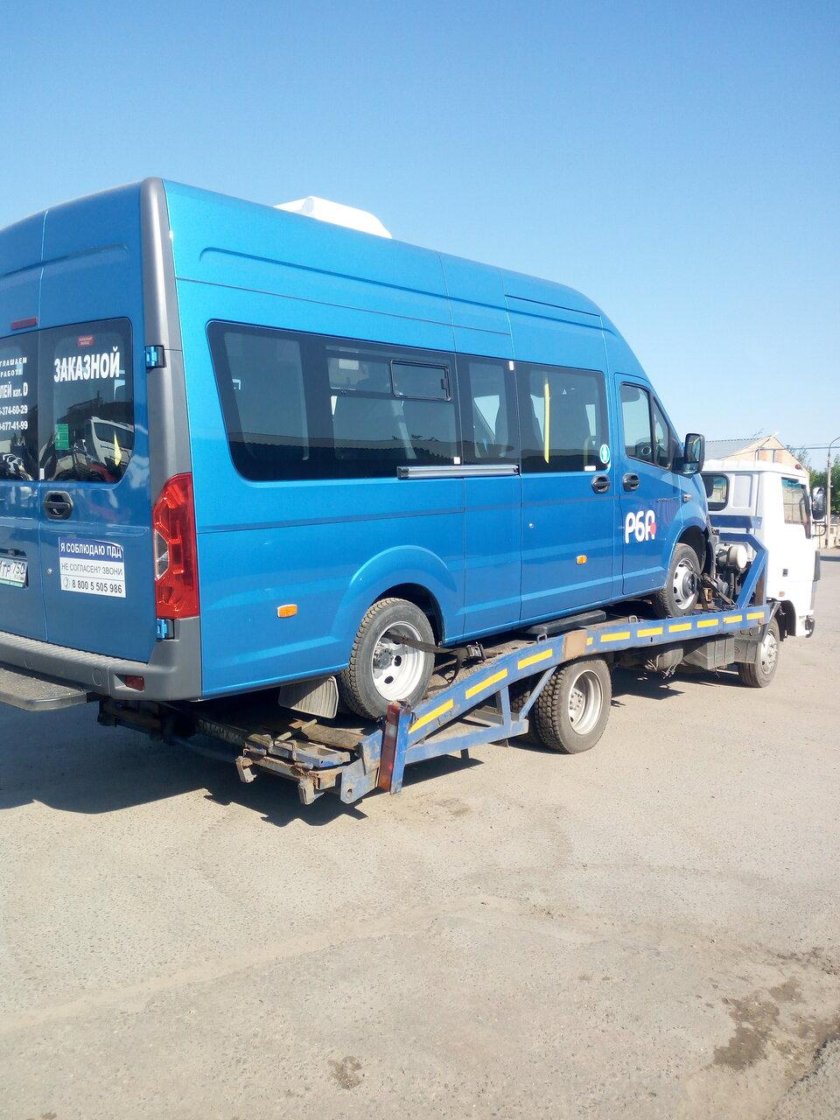 Эвакуатор микроавтобуса