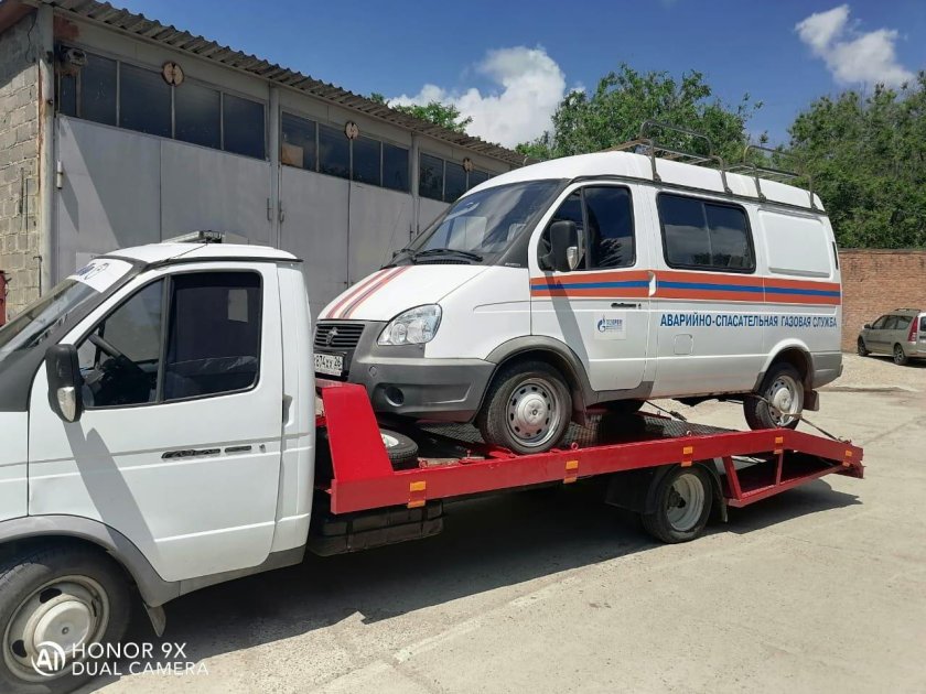 Эвакуатор микроавтобуса