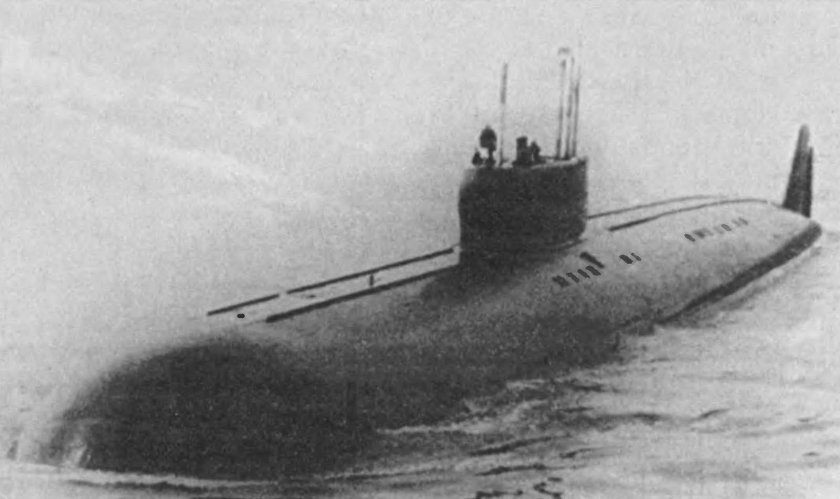 Подводная лодка к-162 Золотая рыбка