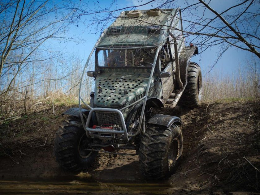 ГАЗ 69 болотоход