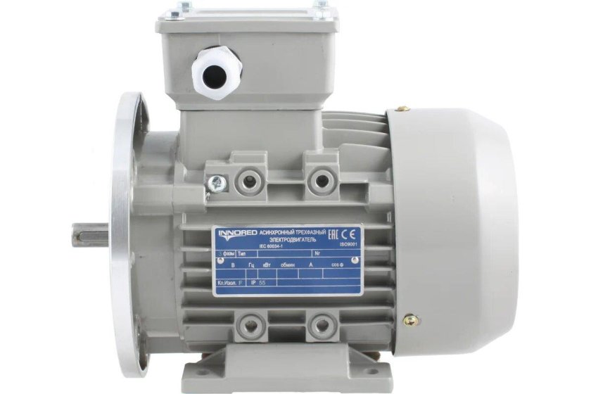 Электродвигатель однофазный асинхронный (Innored) (0,12х1400) b34, 90*11мм, 220в, ip55