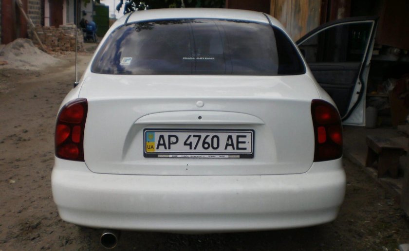 Daewoo lanos сзади