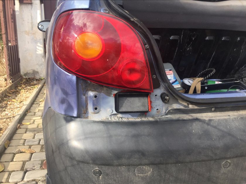 Матиз задний вид