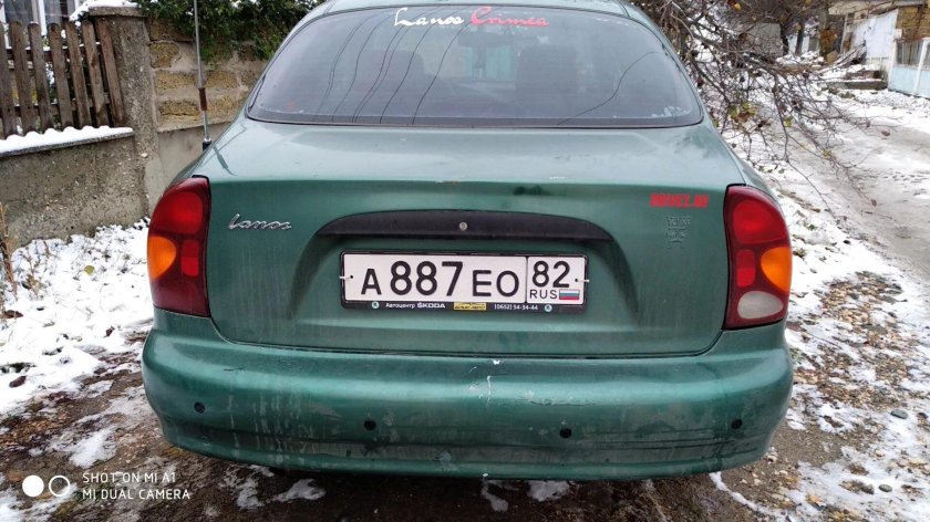 Daewoo lanos сзади