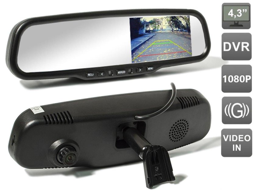 Зеркало с видеорегистратором avis