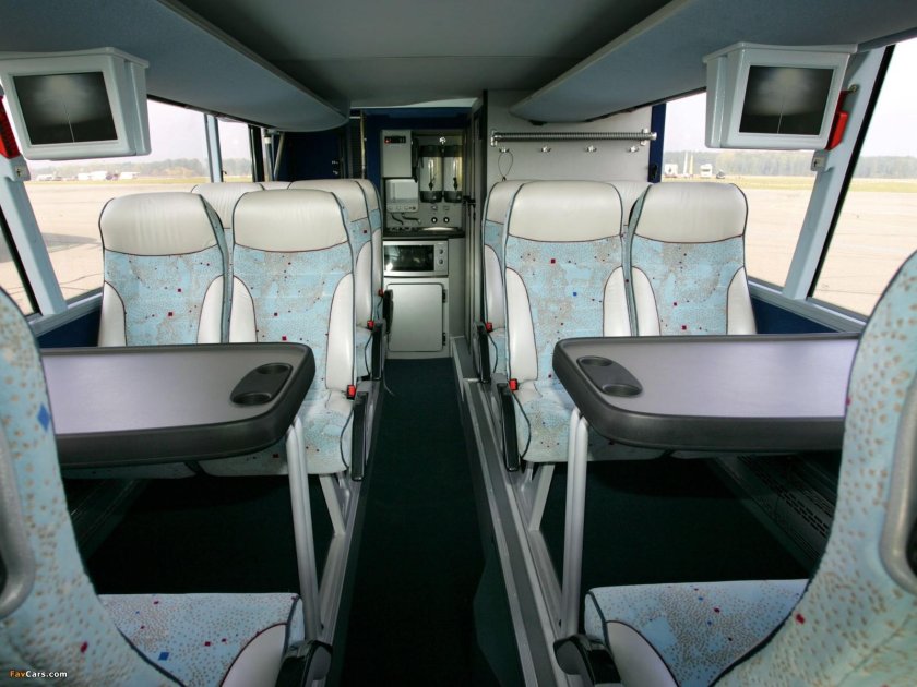 Автобус Neoplan Skyliner салон